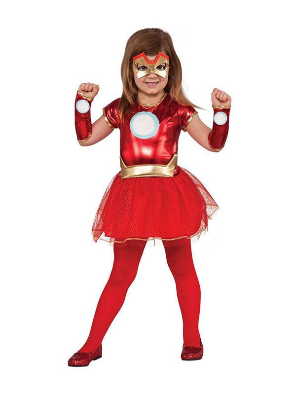 Iron Girl Tutu Dress Halloween Costume-elleschic
