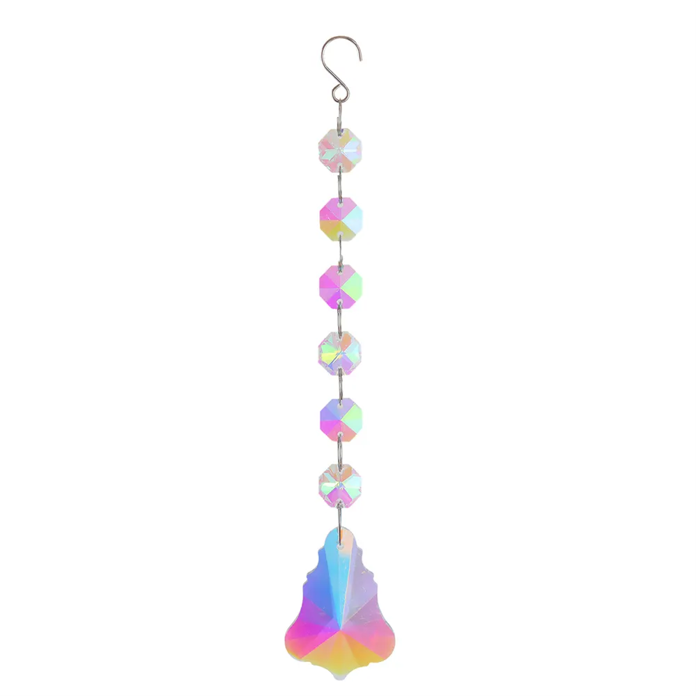 Crystal Wind Chimes Ornament AB Color Beads Hanging Pendant Kids Room Decor