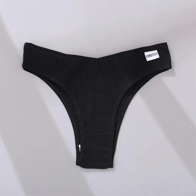 FINETOO Cotton Thongs Women Panties M-XL Sexy Underpants Women Underwear Comfortable Briefs Soft Panty Female Lingerie New