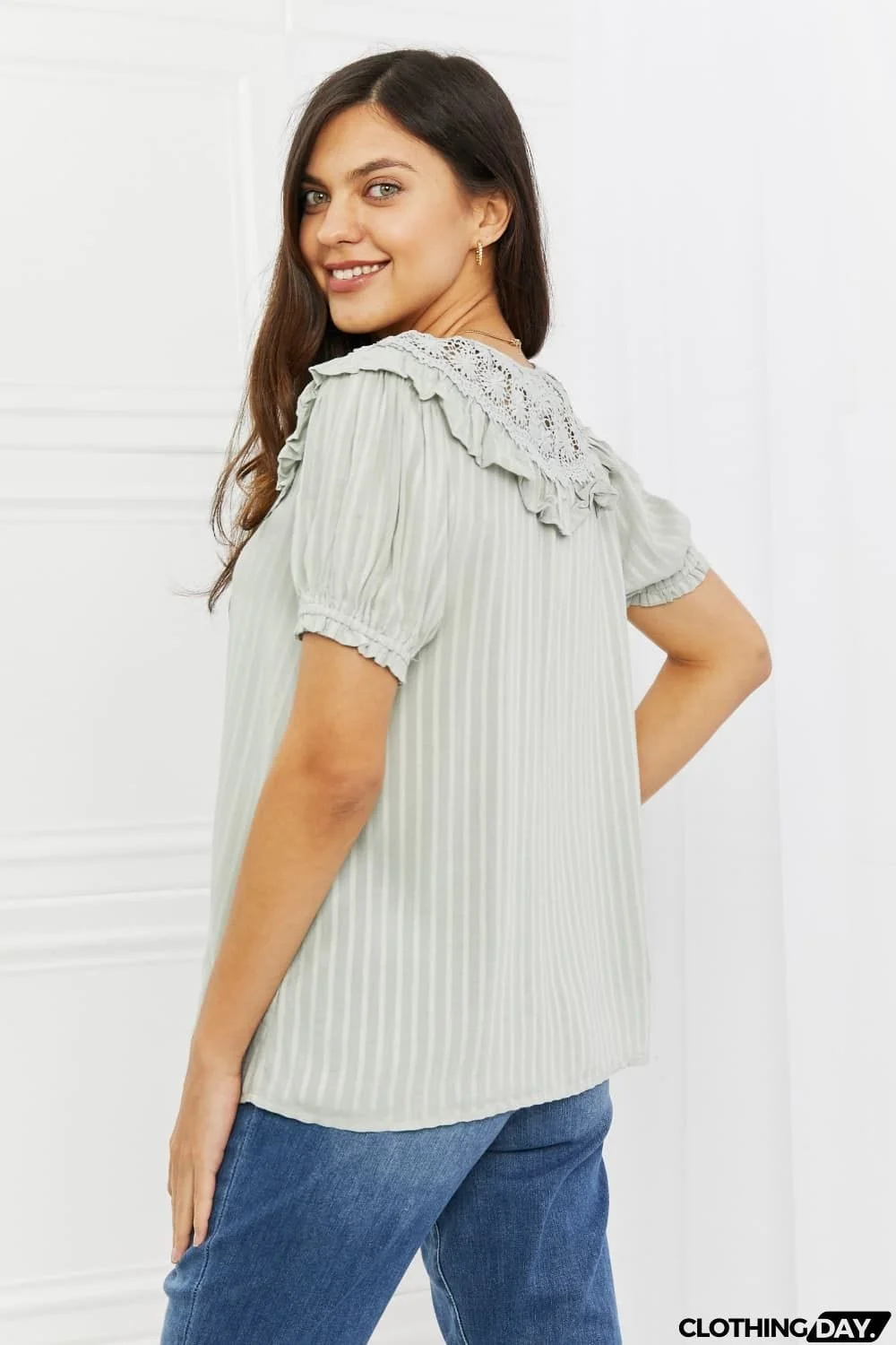 HEYSON Sweet Talk Full Size Short Sleeve Top
