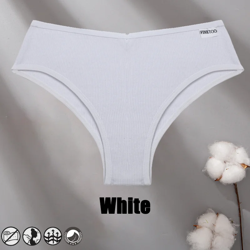 Billionm V Waist Cotton Panties for Women Underwear Sexy Briefs Solid Color M-3XL Plus Size Panty Female Soft Intimates Lingere