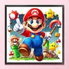 Super Mario-11CT Stamped Cross Stitch 45*45cm tapestrymarket