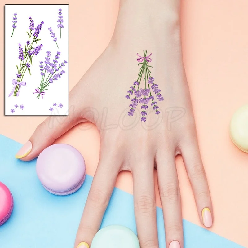 Water Transfer Tattoo Sexy Red Lips Print Tattoo Body Art Waterproof Temporary Fake Flash Tattoo for Man Woman Kid 10.5*6cm