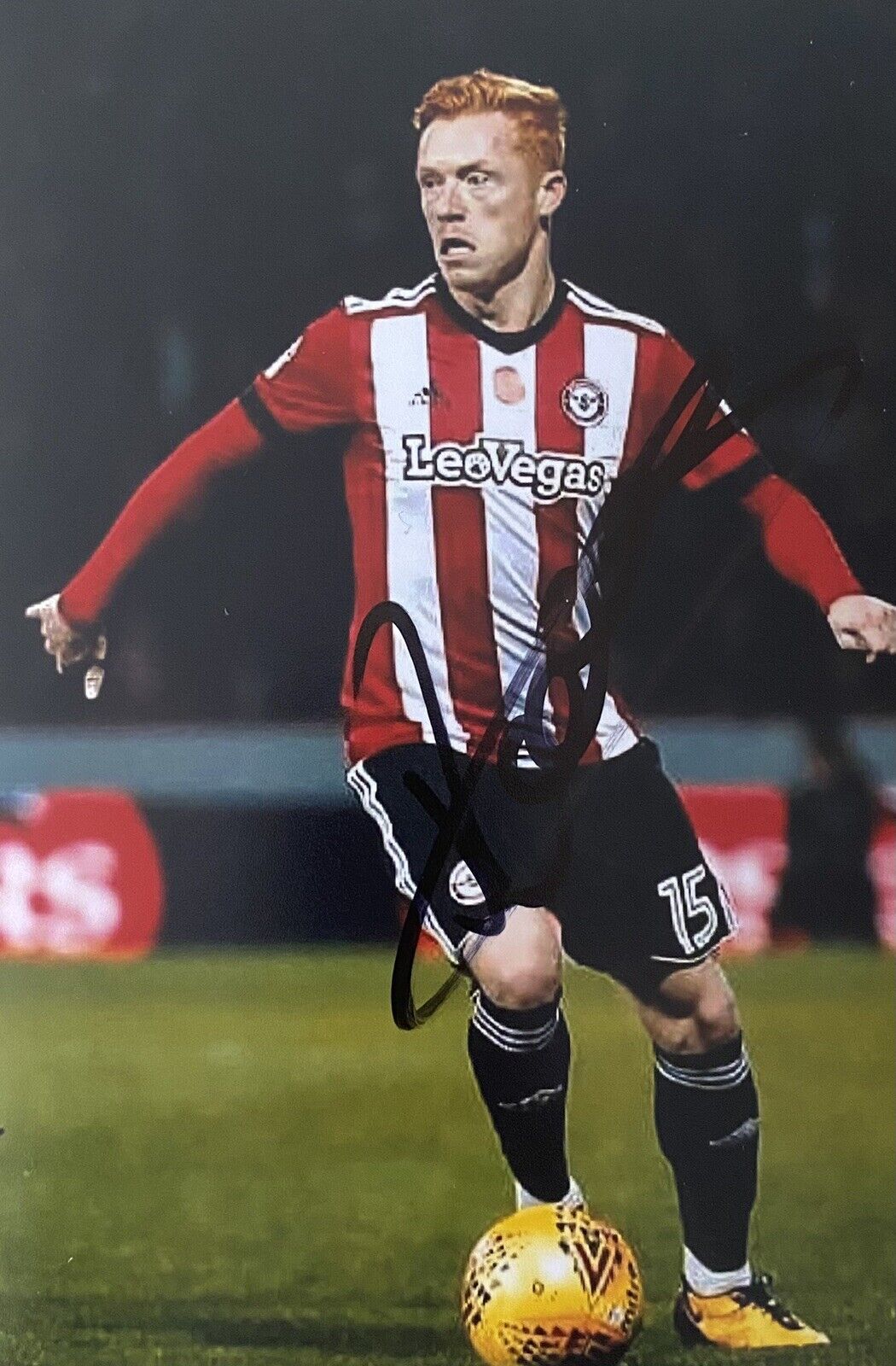 Ryan Woods Genuine Hand Signed Brentford 6X4 Photo Poster painting 2