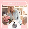 DIY Diamond Art Rhinestone Makeup Bag Crystal Transparent PVC Storage Pack Gift