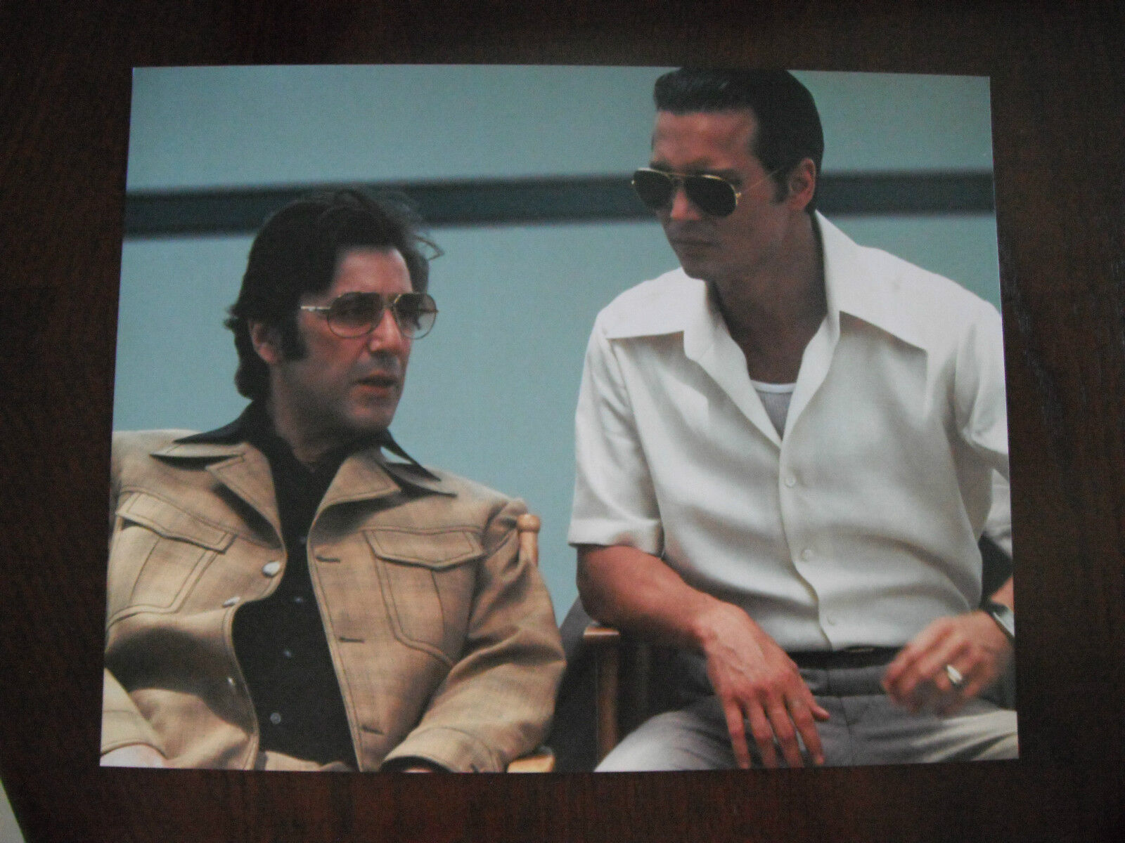 Johnny Depp Al Pacino Color 11x14 Photo Poster painting Movie Star Actor Sexy Donnie Brasco