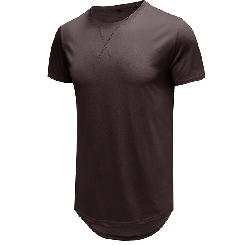 Men's Short Sleeve Crewneck T-shirt  Vintage Style with Brown, Grey & More Colors