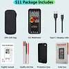 S11 9999 Counts Smart Digital Multimeter AC DC NCV Tester (Black)