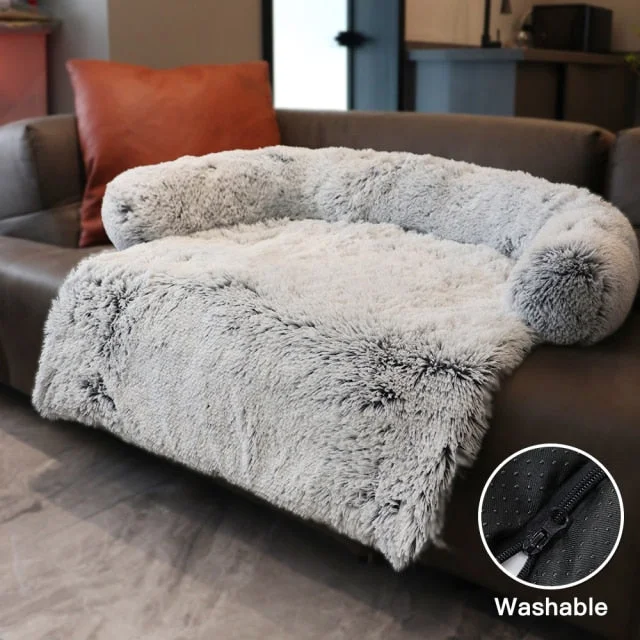 Calming Sofa Dog Bed| Anti-Anxiety Dog Sofa Bed| Couch&Furniture Protector