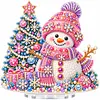 DIY Acrylic Special Shape Xmas Tree Diamond Painting Tabletop Ornament Decor Kit