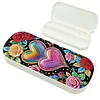 (US Local)Love Pattern DIY Diamond Pencil Case Pens Brushes Accessories Travel Pencil Box