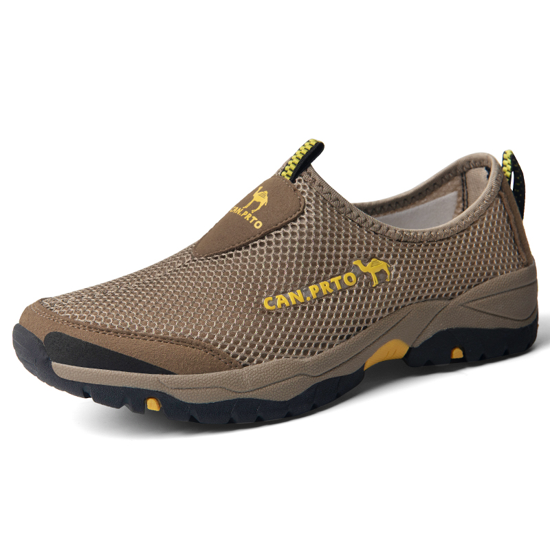 Summer Men's Casual Mesh Breathable Walking Slip-On Shoes