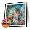 F&eacute;e fille-sp&eacute;cial forme diamant peinture-30 * 30cm