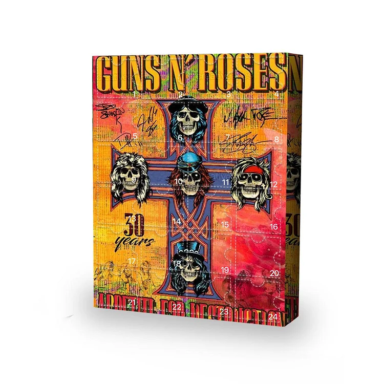 Guns N' Roses Advent Calendar -- The One With 24 Little Doors