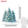 2D Flat Christmas Tree Print DIY 5D DIY Diamond Art Ornaments for Home Decor
