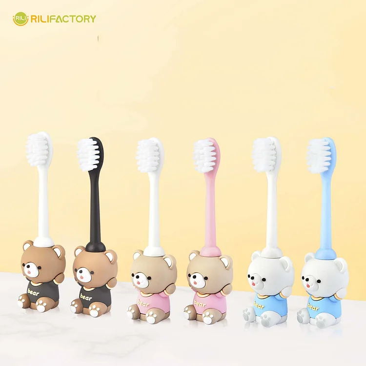 Cartoon Bear Children's Toothbrush Rilifactory