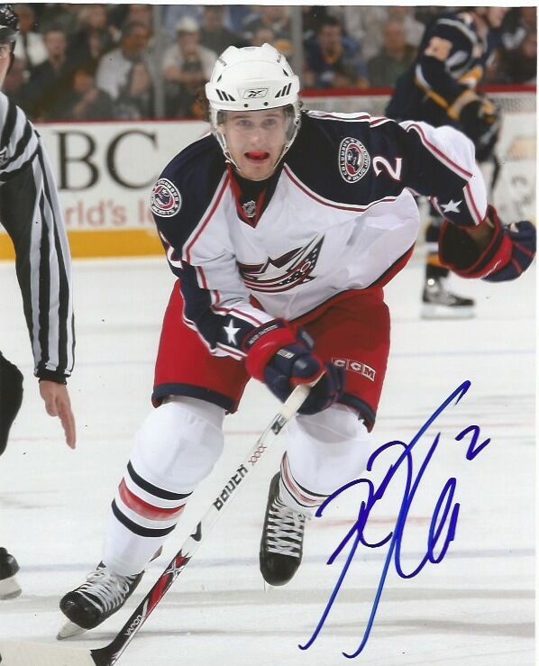 Columbus Blue Jackets Kris Russell Autographed Signed 8x10 Photo Poster painting COA