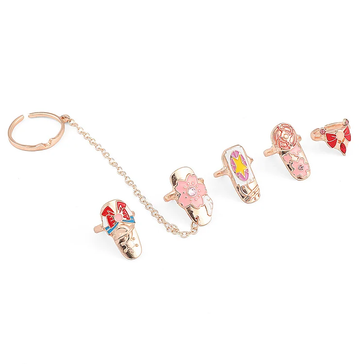 Variety Sakura Character Nail Ring