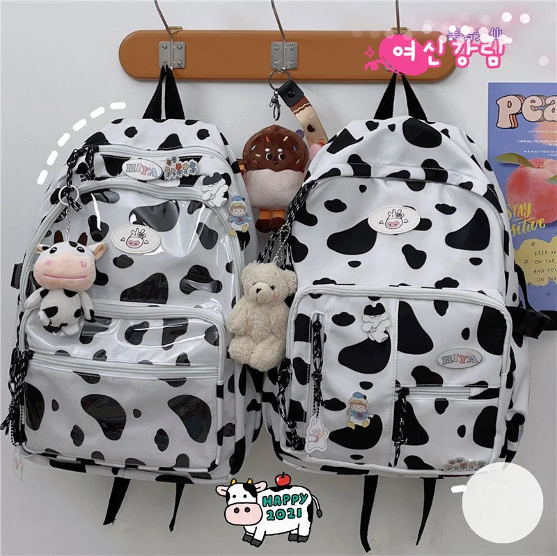 Harajuku Cow Bear/Calf Backpack BE762