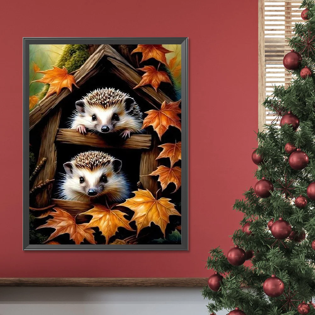 Diamond Painting - Full Square Drill - Hedgehog(Canvas|30*40cm)