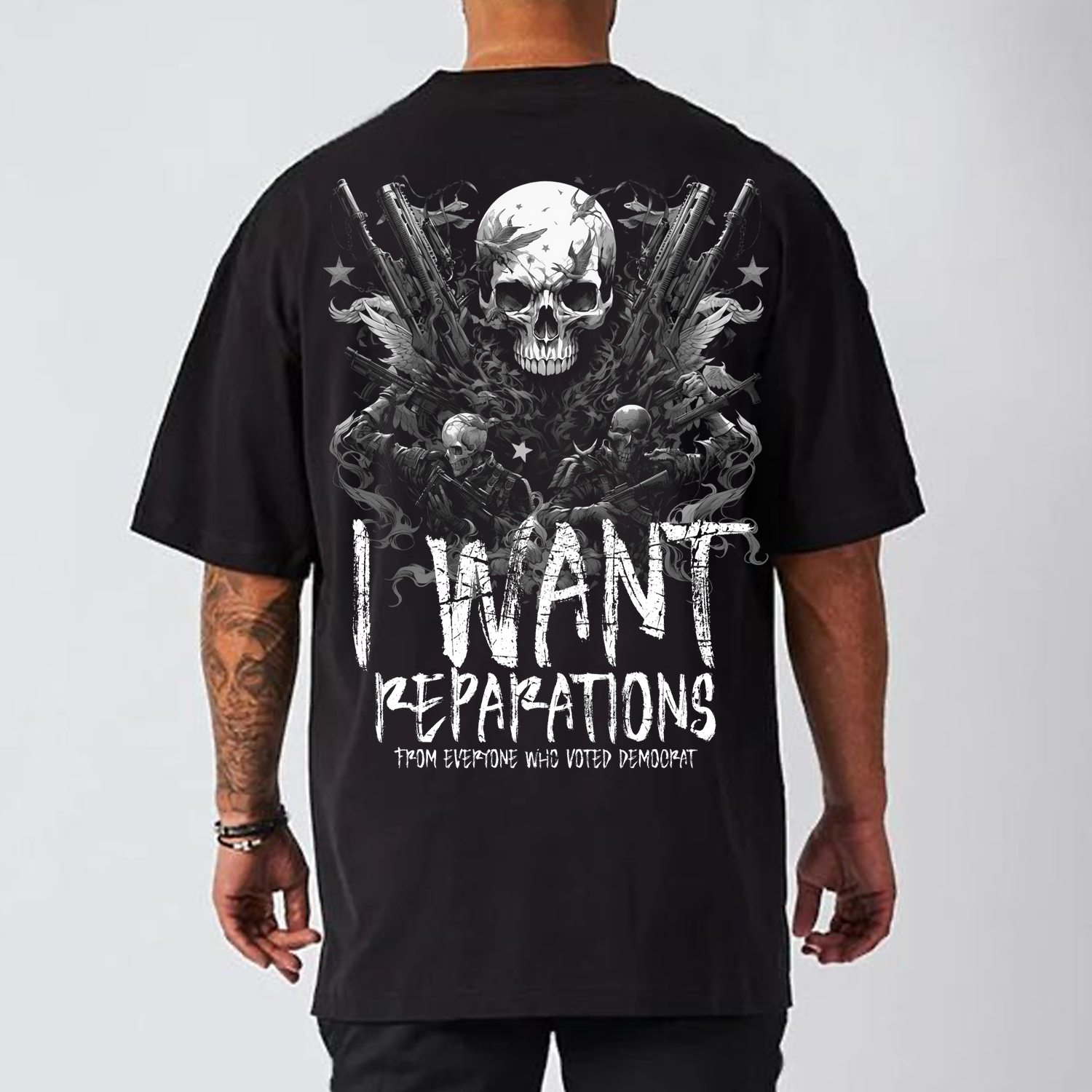 I Want Reparations From Everyone Who Voted Democrat Men's Short Sleeve T-shirt