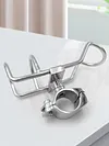 Stainless Steel Rail Mounted Clamp on Rod Holder Double Wire Fishing Rod Holder