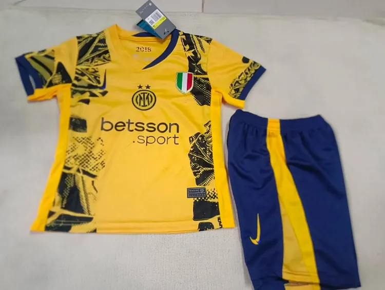 24-25 season Inter Milan second guest children's clothing