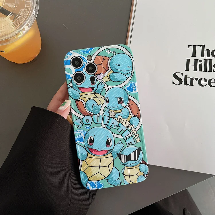 Pokemon Kawaii Gengar Squirtle Phone Case For Iphone