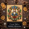 (25x25cm)DIY Pearl Painting Xmas Framed Handmade Pearl Material Art Kit Living Room Decor