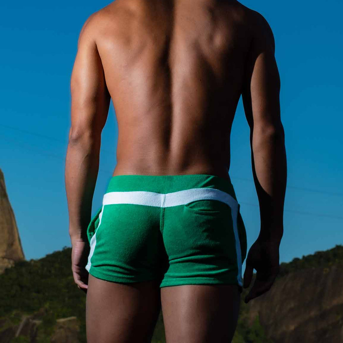 Smooth Pile Furry Shorts