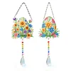 2pcs Easter Egg Diamond Painting Double-sided Crystal Window Suncatcher Craft Set Birthday Gifts Home Garden Decor Hanging Kit