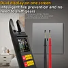 BSIDE U5 U-Shaped Clamp Meter 600A DC AC Current Tester True RMS Auto-Ranging TFT Color Screen NCV/Zero-Live Wire USB Rechargeable 1200mAh Multimeter