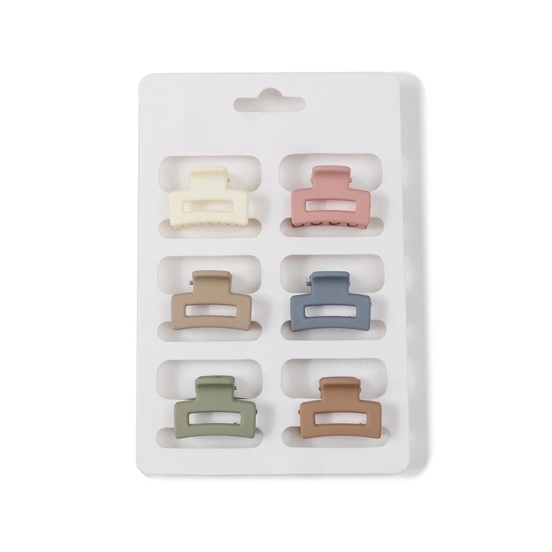 Women’s Sweet Geometric Bow Knot Plastic Resin Stoving Varnish Hair Claws