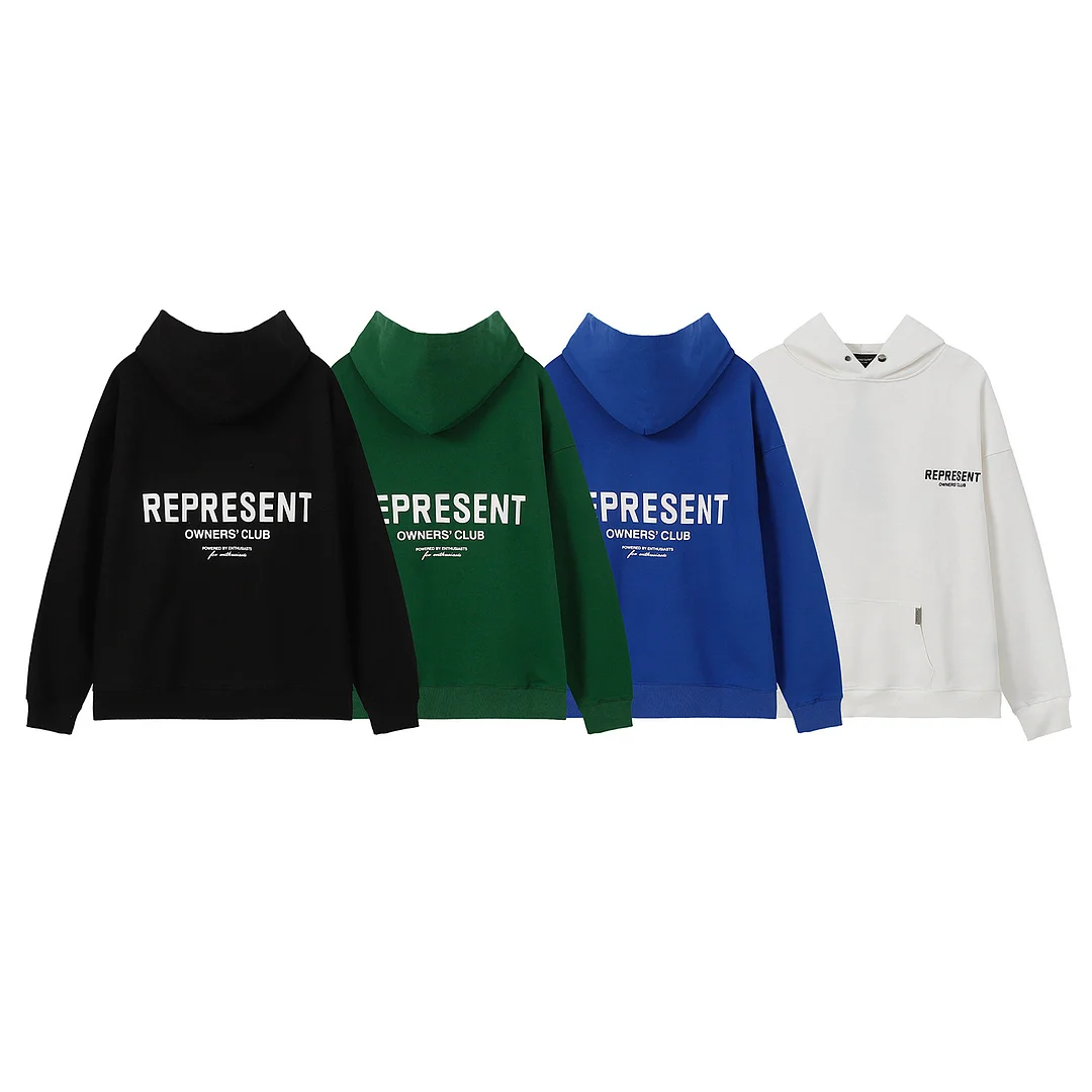 REPRESENT LIFE Loose Hooded Sweater Coat