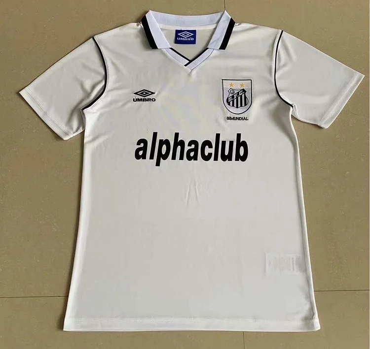 Retro Santos 2000 Home Football Jersey 