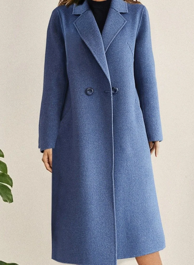 Women's Autumn and Winter New Woolen Coat
