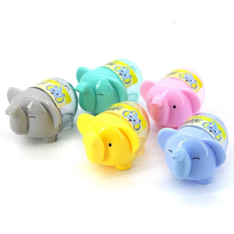Cute Creative Cartoon Single Hole Elephant Pencil Sharpener 1 Piece