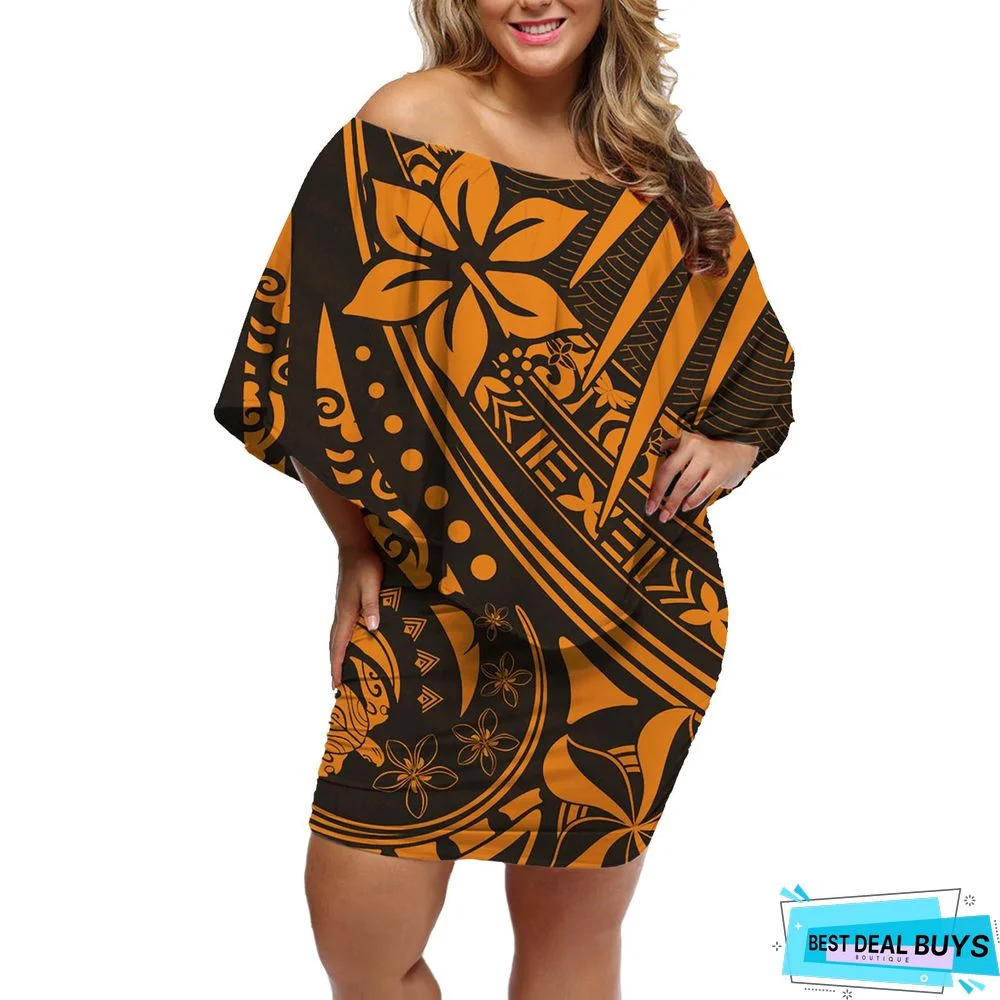 Flounces Skirt Irregular Sleeve Wrap Hip Plus-Size Skirt Blue Skirt