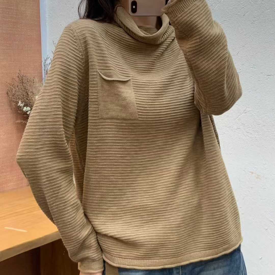 Chicfifth Sweater Women Winter Long Sleeve High Quality Autumn Vintage Top Knitted Cardigan