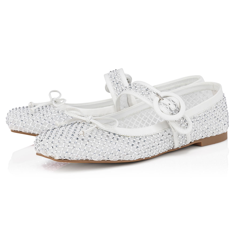 フラットシューズ [SOMEWHEREBUTTER] JANE MESH RIBBON FLAT 0107ab5a6b31d6b10c8b82a0cdcac1