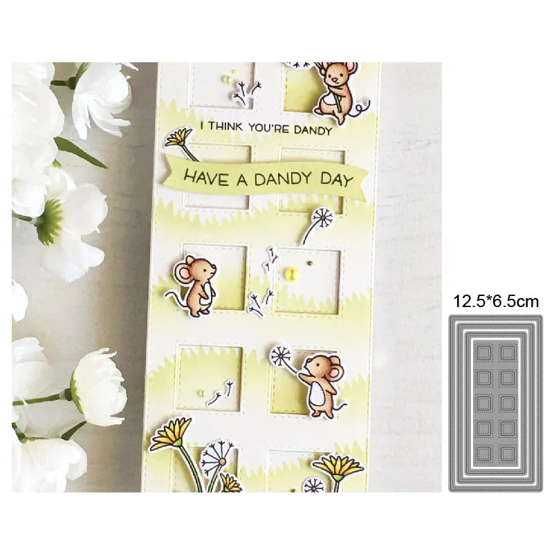 Craft Metal Cutting Dies Cut Die Mold Lace Background Frame Decoration Scrapbooking Dies Knife Mould Blade Punch Stencils Dies