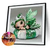 Diamond Painting -DIY Round Drill Doll with Large Eyes