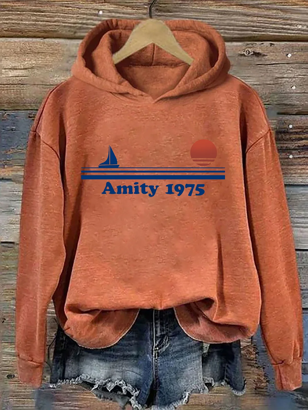 Jaws Amity 1975 Hoodie