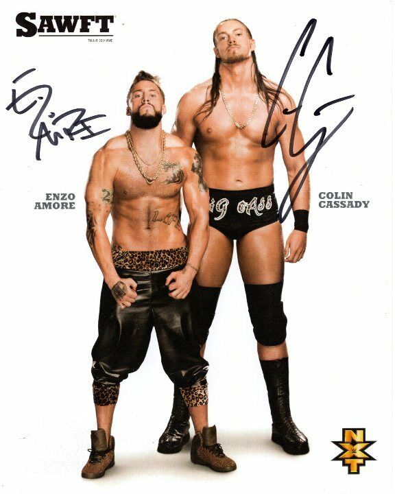 SWAFT ENZO AMORE and COLIN CASSADY signed autographed WWE NXT WRESTLING Photo Poster painting