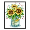 Sunflower -14CT Stamped Cross Stitch Kit(19*26cm)