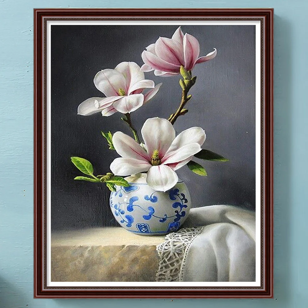 DIY Paint By Number 40*50cm - Magnolia