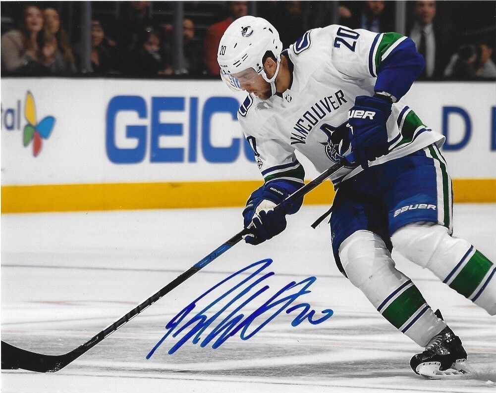 Vancouver Canucks Brandon Sutter Autographed Signed 8x10 NHL Photo Poster painting COA X