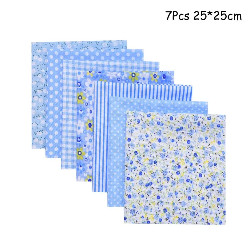 25x25cm and 25x20cm Printed Cotton Fabric Cloth Sewing Quilting Fabrics for Patchwork Needlework DIY Handmade Accessories