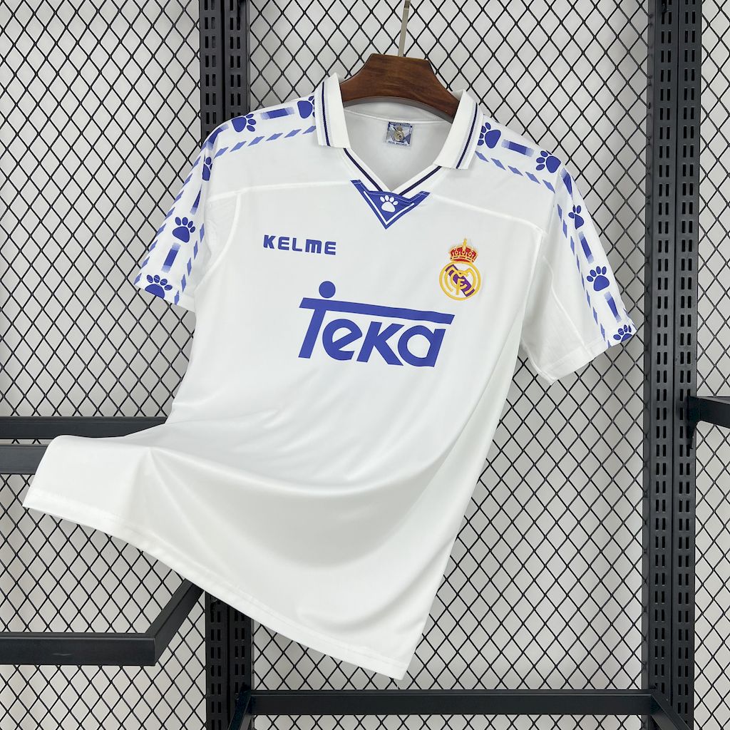 Retro Real Madrid 96-97 Home Stadium Jersey