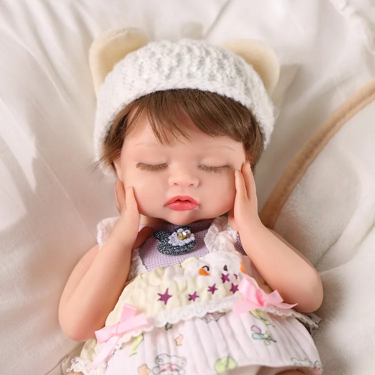 Babeside Realistic Silicone Baby Nancy 12'' Little Infant Girl Best Gift for Kid